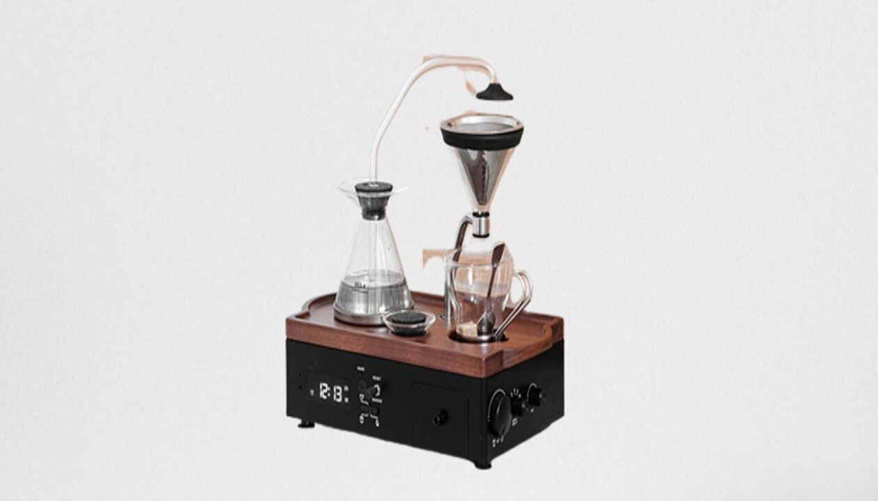 Single cup coffee maker alarm clock