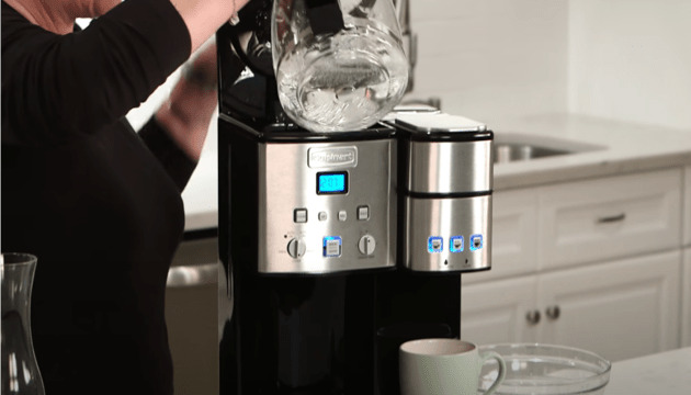 How do you use the self clean on a Cuisinart coffee maker