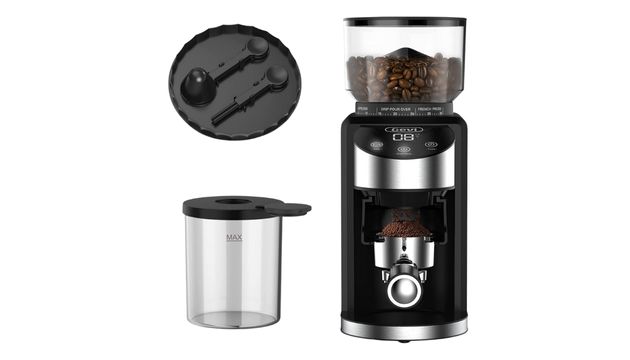 Conical burr coffee grinder