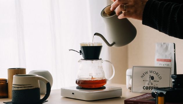 Pour over coffee filter