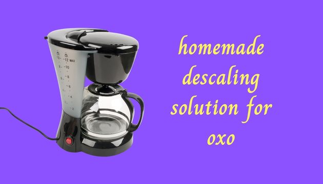 Homemade descaling solution for oxo