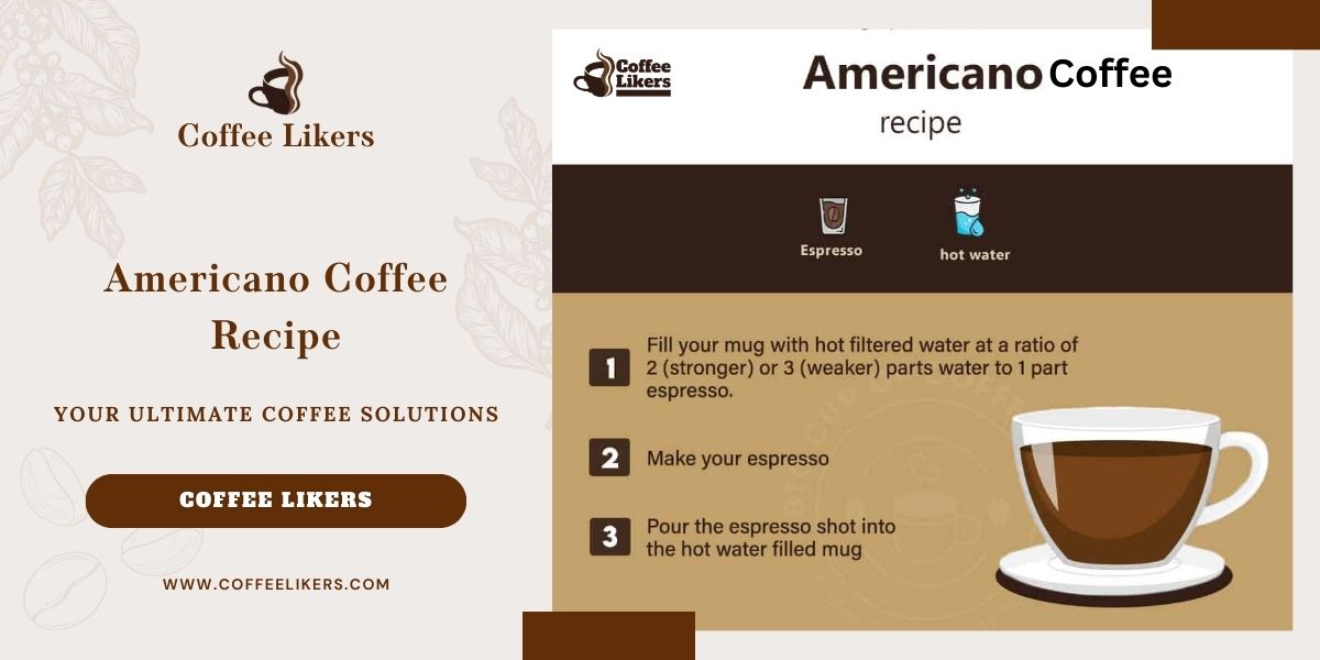 Americano coffee recipe