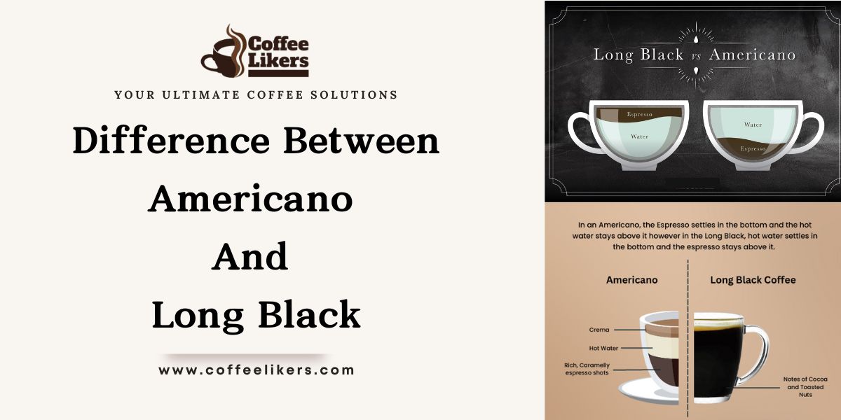 Difference between americano and long black