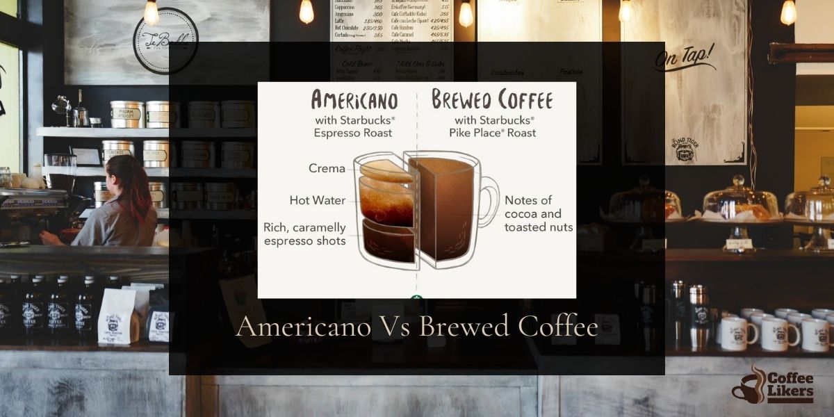 Americano vs brewed coffee