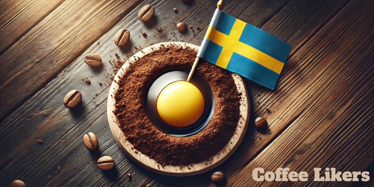 Egg In Coffee Grounds: Scandinavian Egg Coffee