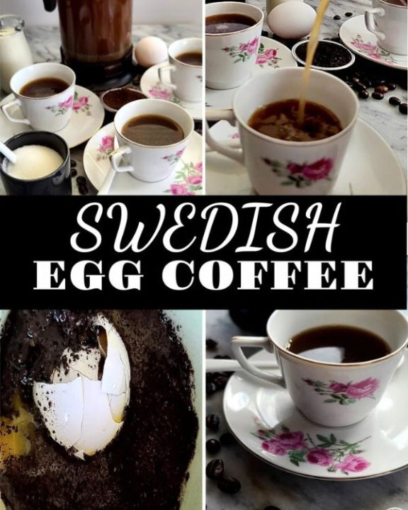 Swedish egg coffee