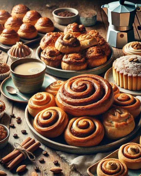 Swedish Fika pastries