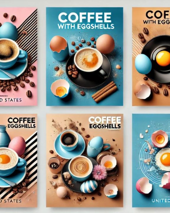 Coffee with eggshells