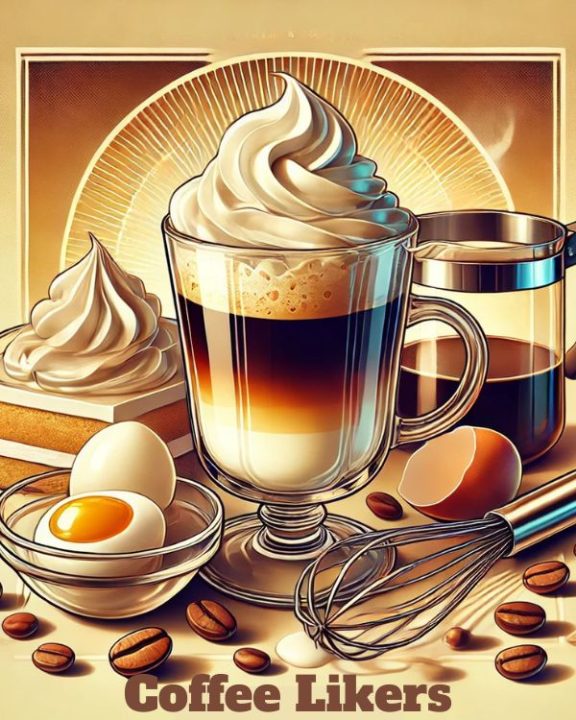 Coffee with egg white