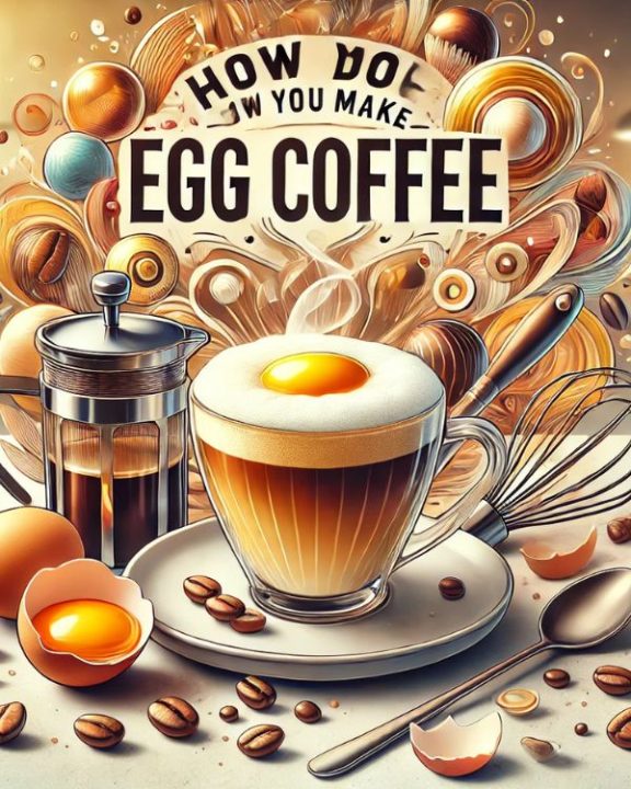 How do you make egg coffee