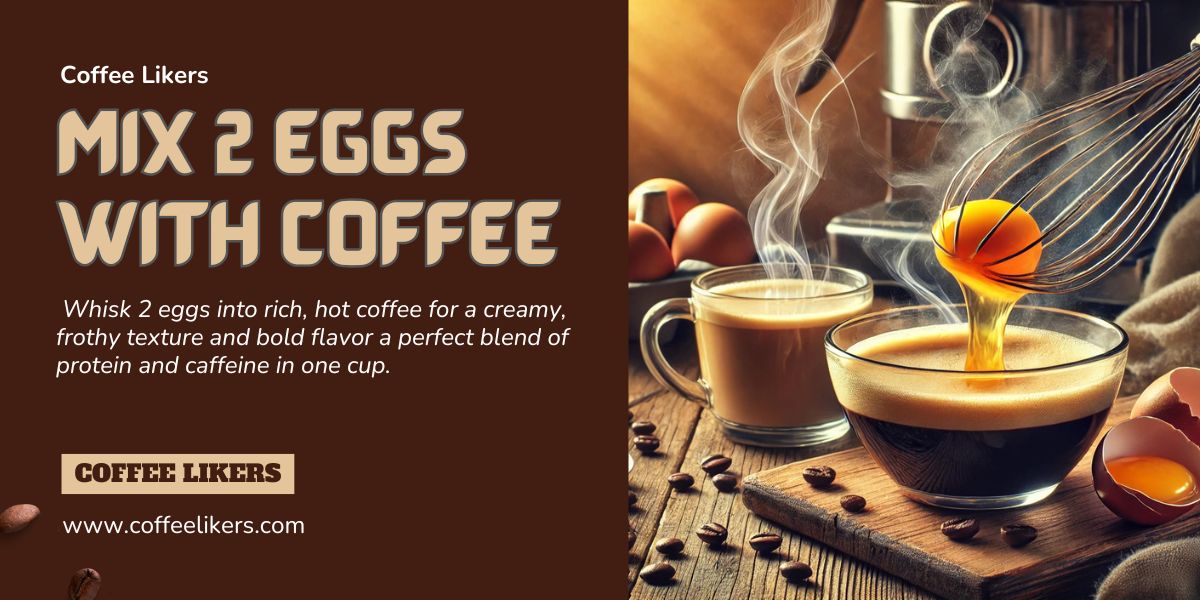 Mix 2 Eggs With Coffee: Combined Coffee With Eggs 10 Minutes Swedish Egg Coffee Recipe