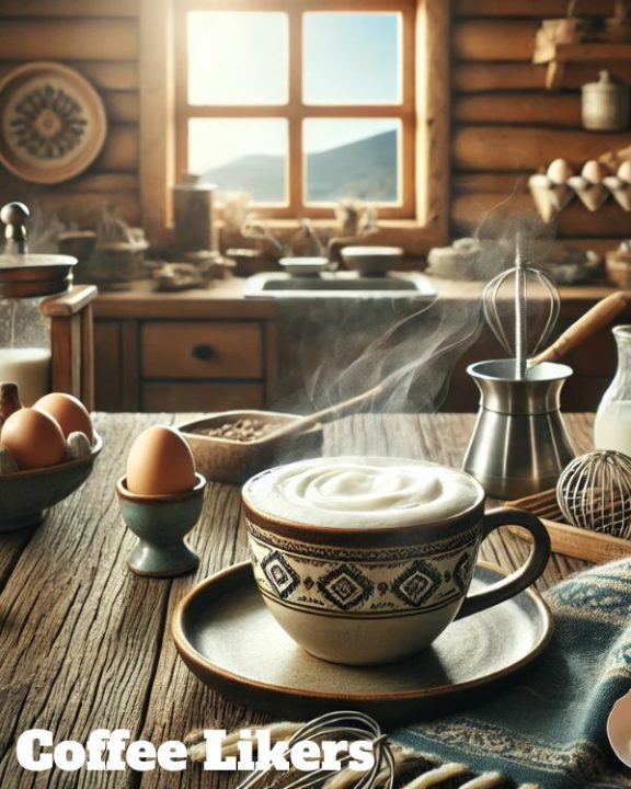 Scandinavian egg coffee