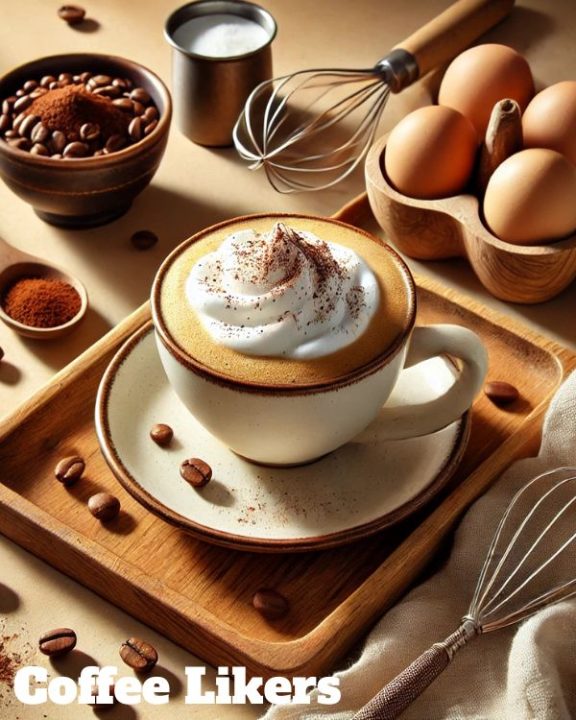 Coffee with egg white