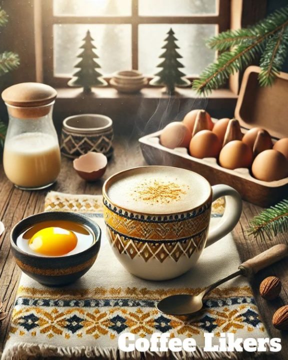 Scandinavian egg coffee