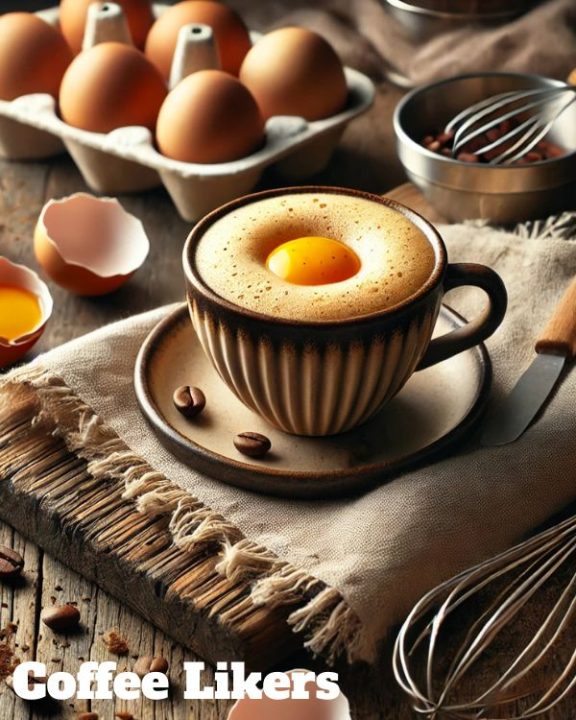 Scandinavian egg coffee