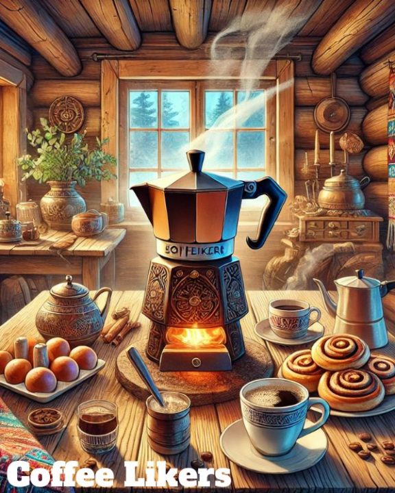 Swedish traditional coffee brewing