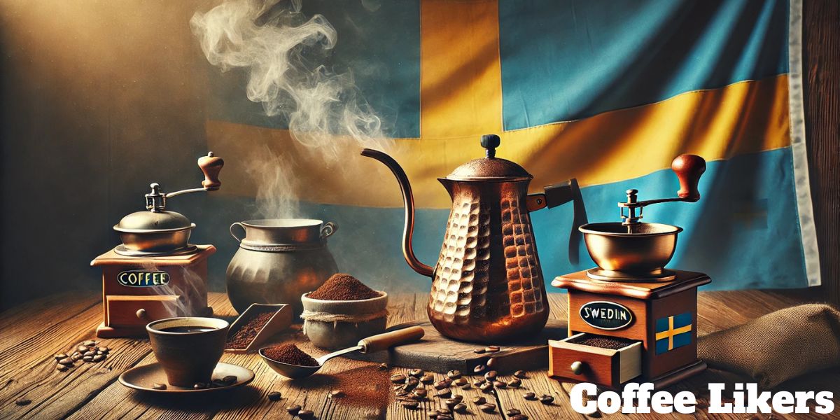 Swedish traditional coffee brewing