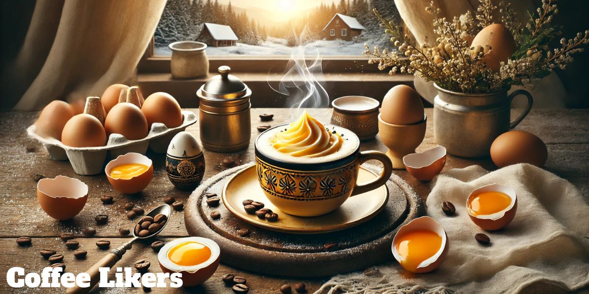 Norwegian egg coffee