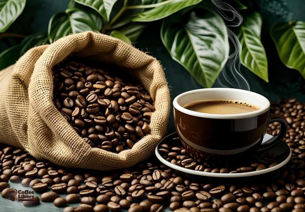 Robusta coffee beans