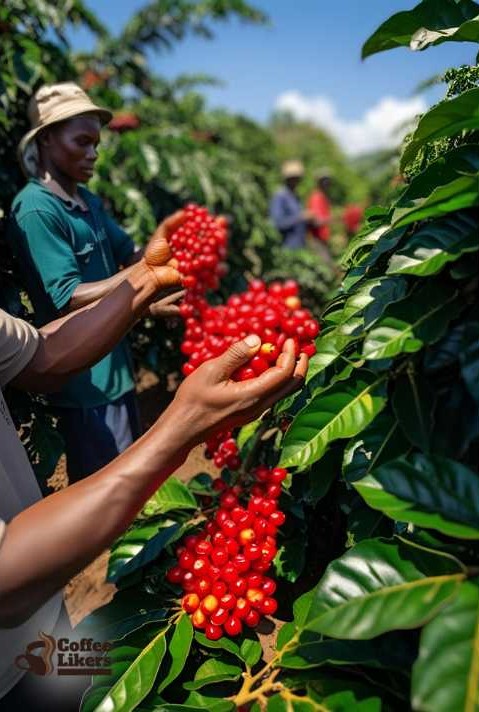 Robusta coffee growing regions