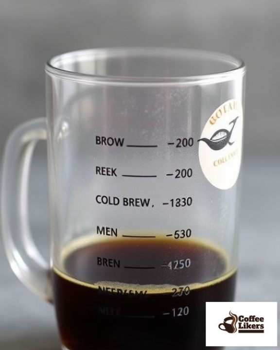 Ratio for cold brew coffee