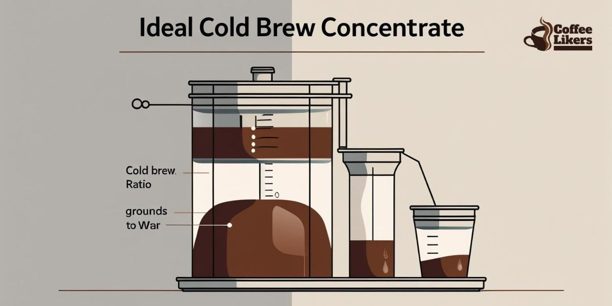 Cold brew concentrate ratio