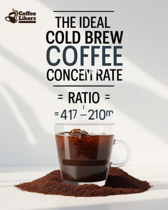 Cold brew concentrate ratio