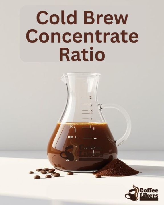 Cold brew concentrate ratio