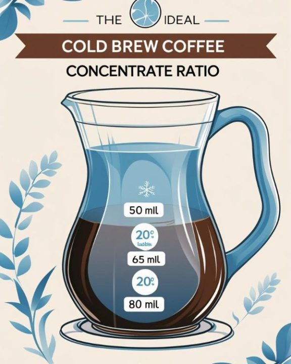 Cold brew concentrate ratio