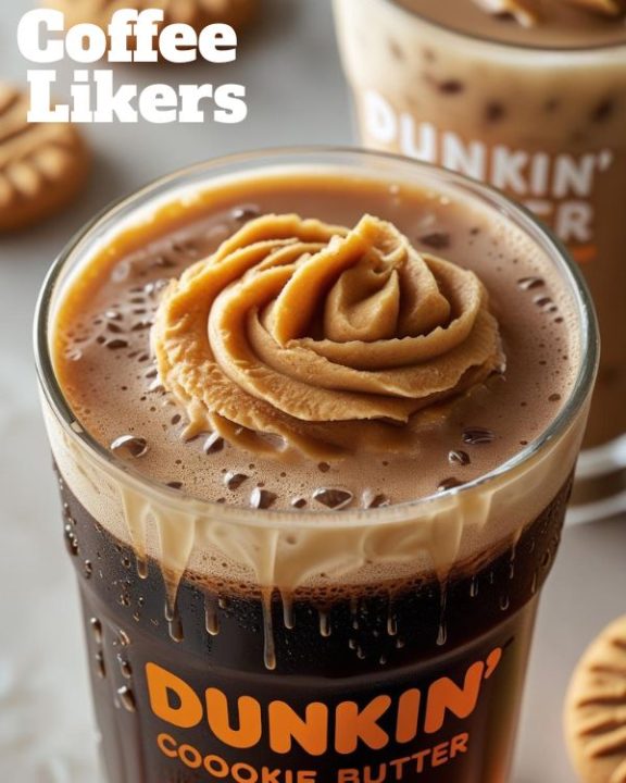 Dunkin cookie butter cold brew