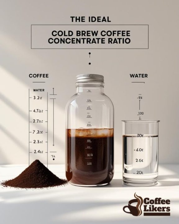 Cold brew concentrate ratio